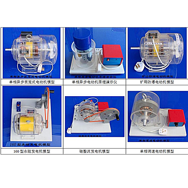 YLMX transparent motor and transformer experimental device